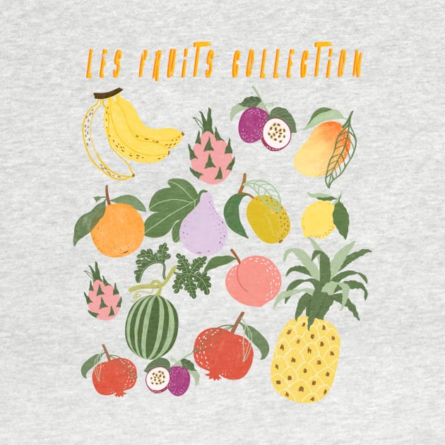 cute graphic fruit design for fruit lovers by thecolddots